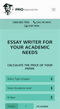 Mobile Screenshot of proessaywriter.org